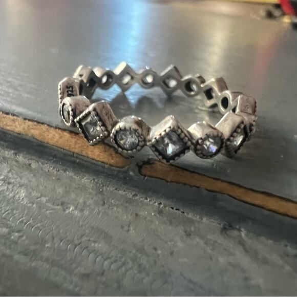 Pandora ALE 925 Sterling Silver Ring Size 6.5 - Picture 5 of 9